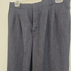 RPM Vintage Wool Blue Stiped Pants
